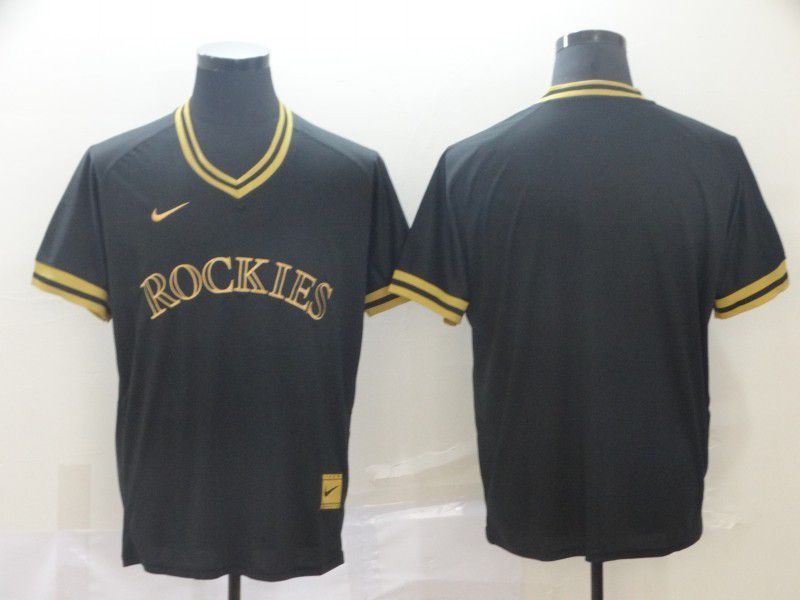 Men Colorado Rockies Blank Black gold Game Nike 2022 MLB Jersey->colorado rockies->MLB Jersey